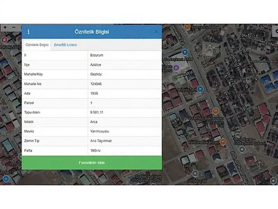 SATILIK ARSA ERZURUM/AZIZIYE ★ 160M² EĞITIM İMARLI - Erzurum / Aziziye / Saltuklu Arsa