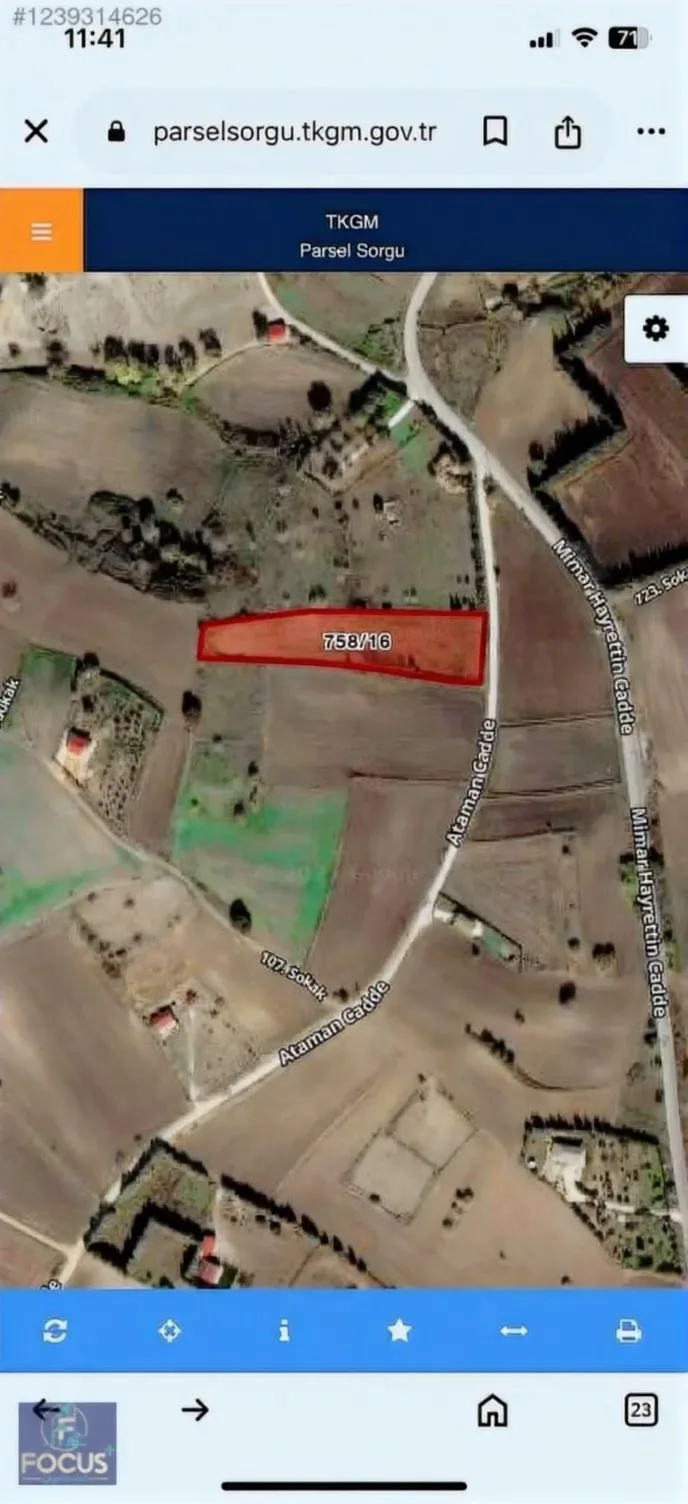 ERZURUM SILIVRI SATILIK ARSA 4330M² TARLA İMARLI - İstanbul / Silivri / Çanta Balaban Mh. Arsa