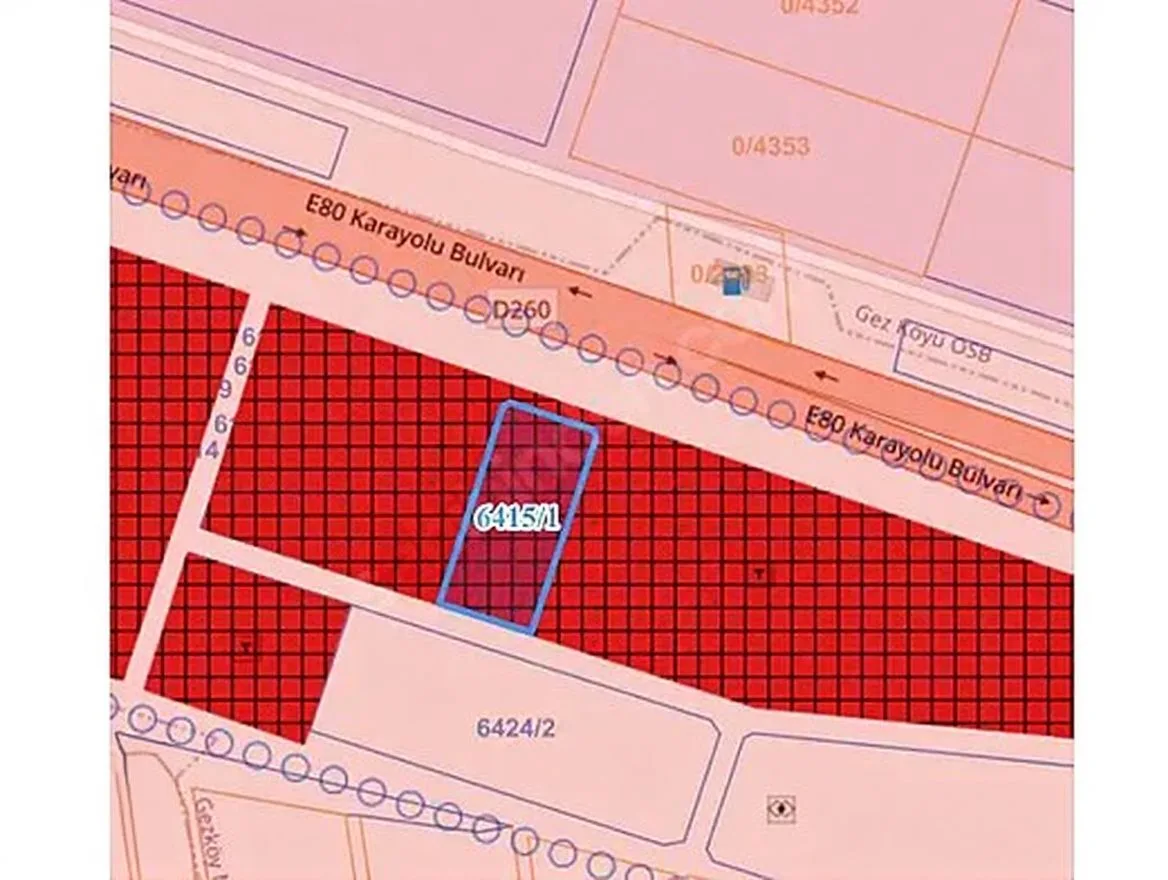 ERZURUM SATILIK ARSA 3699M² AZIZIYE GEZKÖY