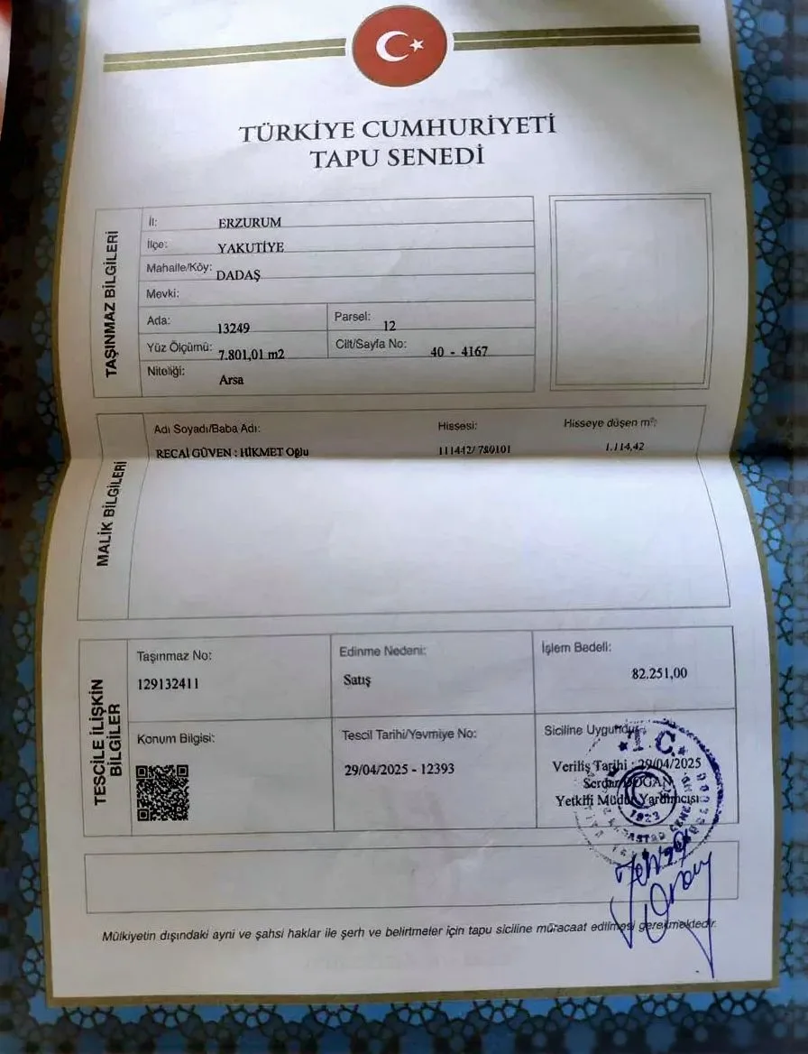 Yakutiye Merkez'de Satılık Arsa