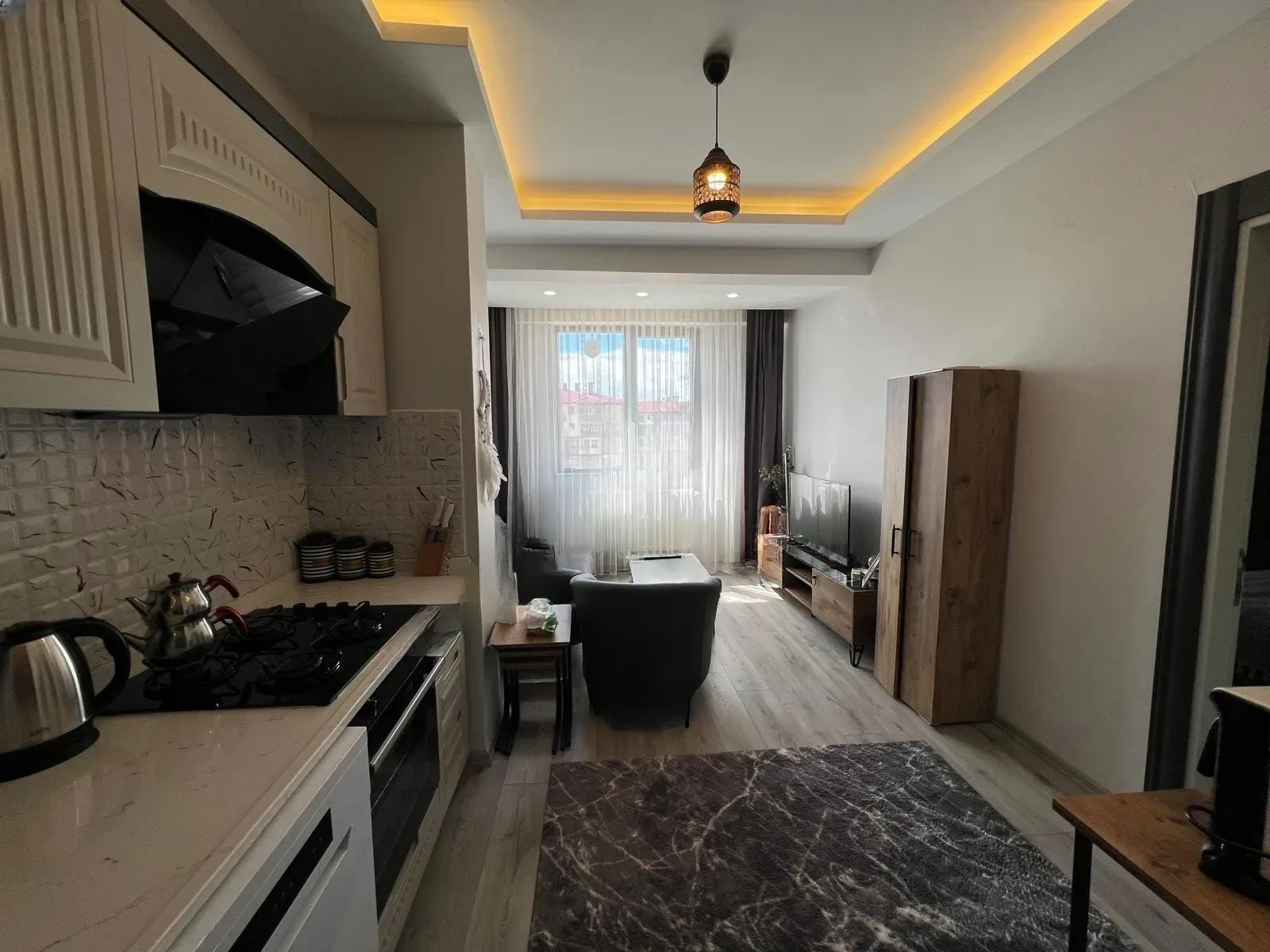 Aziziye Merkez'de 1 Yaşında 3. Kat 45 m² 1+1 Kiralık Villa - Fotoğraf 10