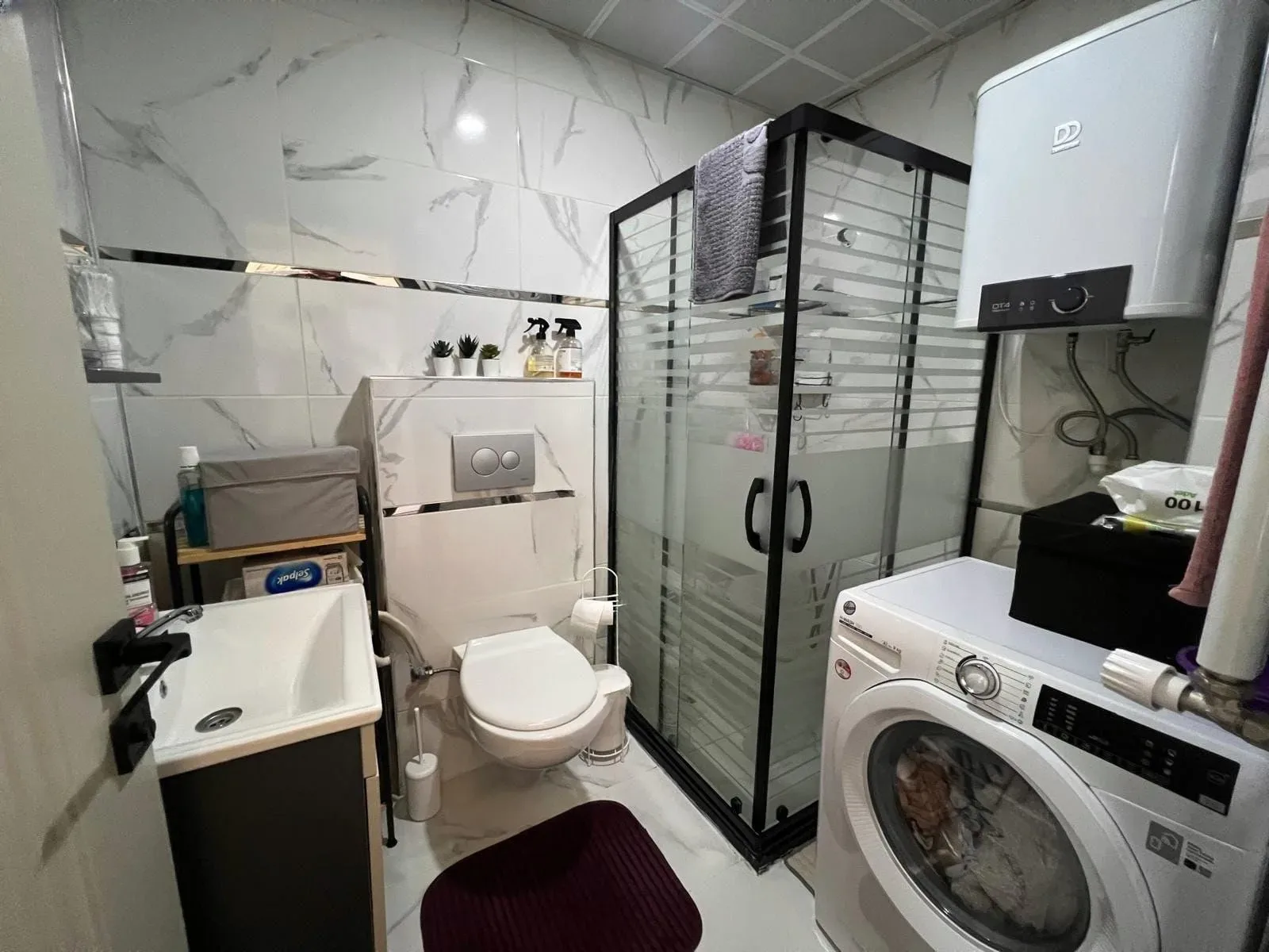Aziziye Merkez'de 1 Yaşında 3. Kat 45 m² 1+1 Kiralık Villa - Fotoğraf 15
