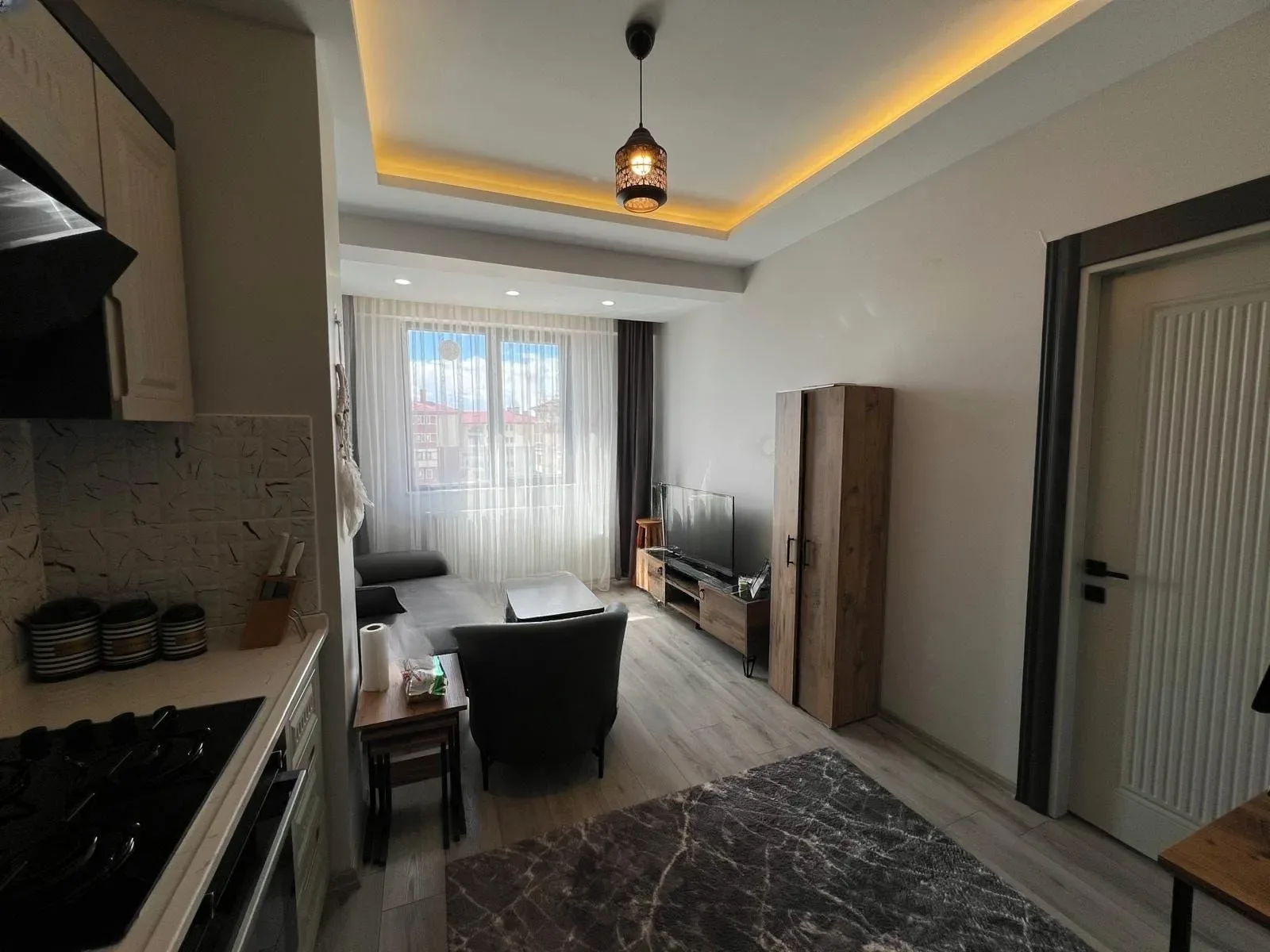 Aziziye Merkez'de 1 Yaşında 3. Kat 45 m² 1+1 Kiralık Villa - Fotoğraf 6