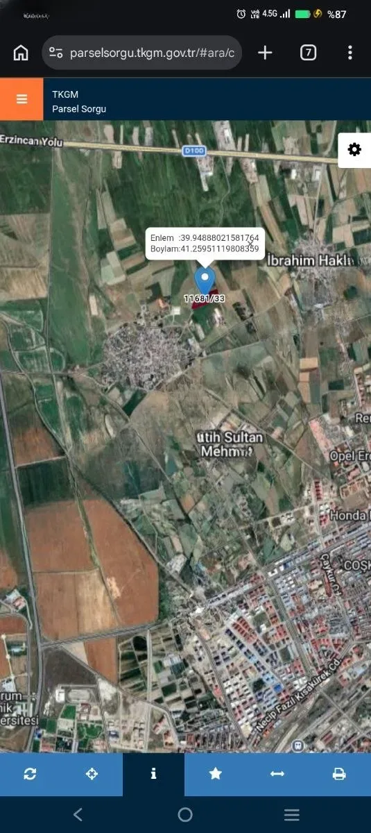 Yakutiye Merkez'de 923 m² Satılık Arsa - Fotoğraf 2