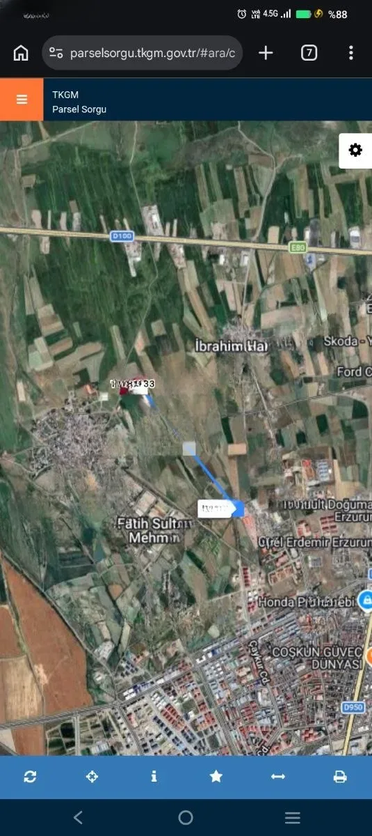 Yakutiye Merkez'de 923 m² Satılık Arsa - Fotoğraf 3