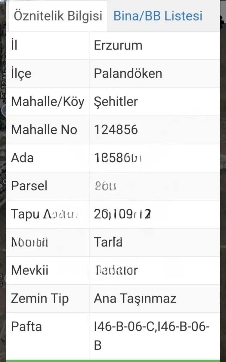 Palandöken Şehitler'de Satılık Arsa - Erzurum / Palandöken / Palandöken / Şehitler Arsa