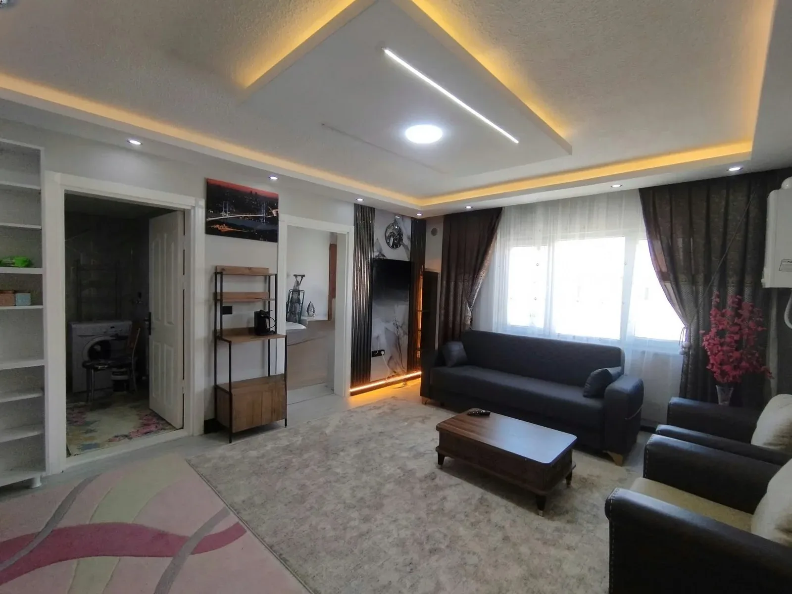 Yakutiye Terminal'da 3. Kat 60 m² 1+1 Kiralık Villa