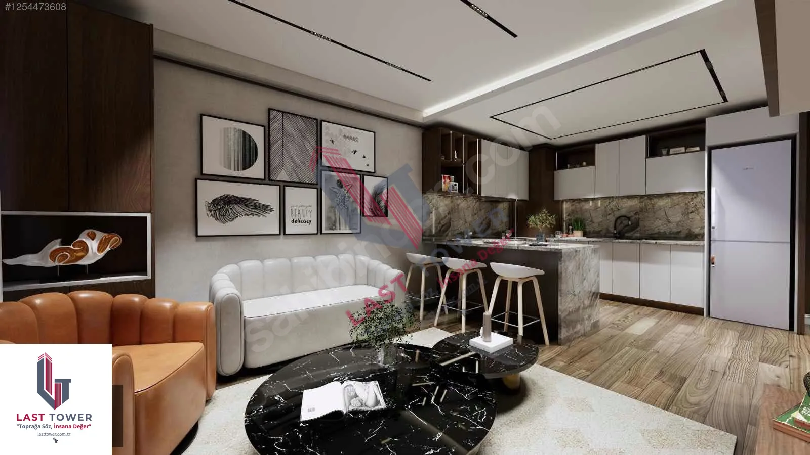 ERZURUM AZIZIYE SATILIK 1+1 DAİRE 50M² SALTUKLU 1/3 KAT SIFIR - Erzurum / Aziziye / Saltuklu Daire