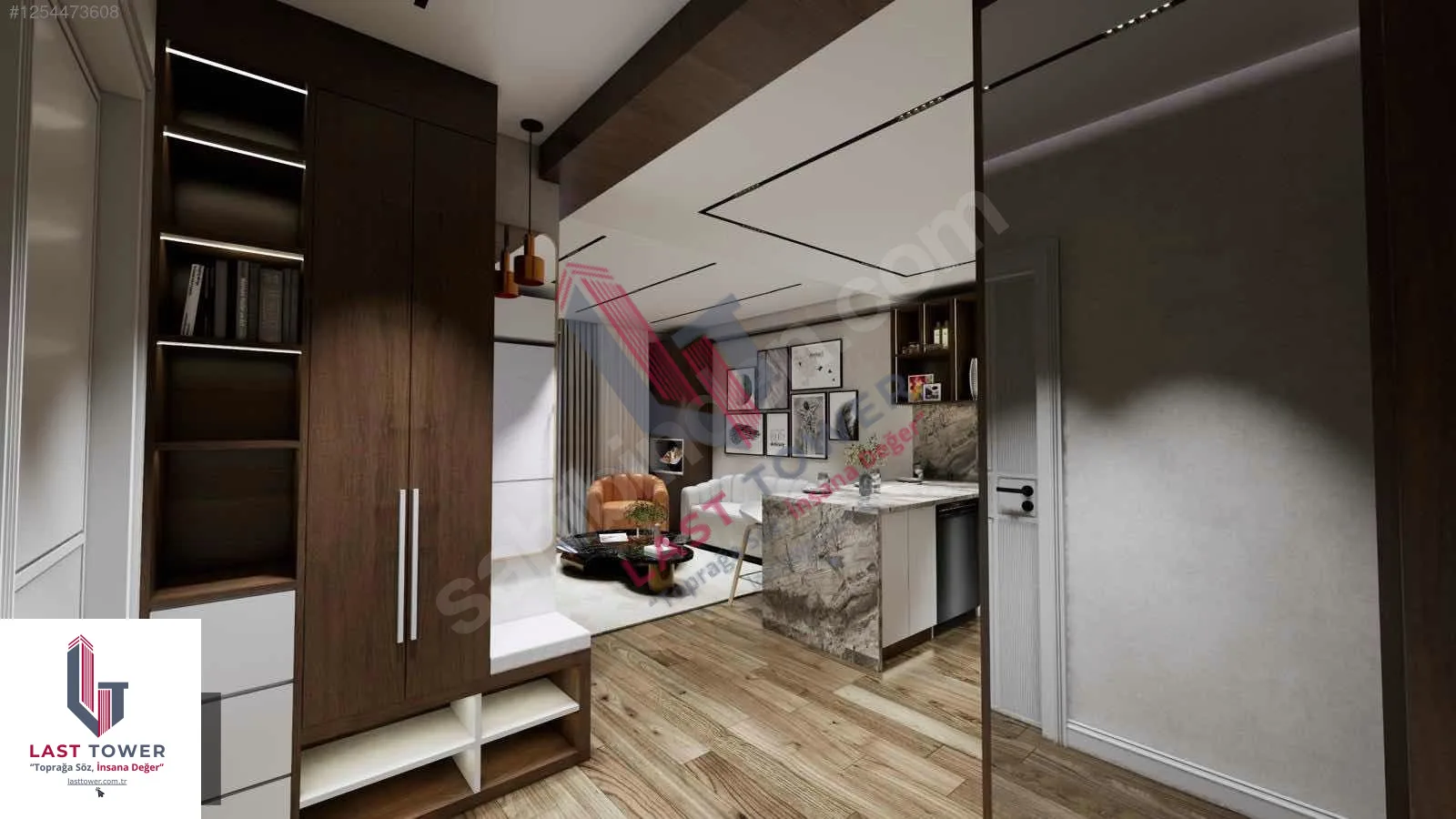 ERZURUM AZIZIYE SATILIK 1+1 DAİRE 50M² SALTUKLU 1/3 KAT SIFIR - Fotoğraf 10