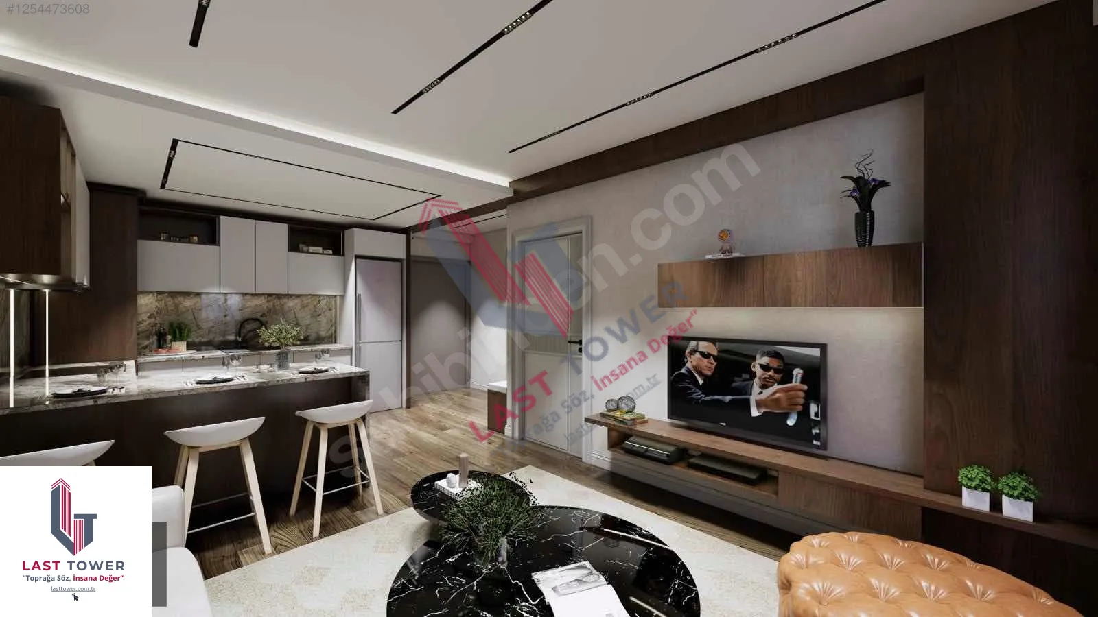 ERZURUM AZIZIYE SATILIK 1+1 DAİRE 50M² SALTUKLU 1/3 KAT SIFIR - Fotoğraf 6