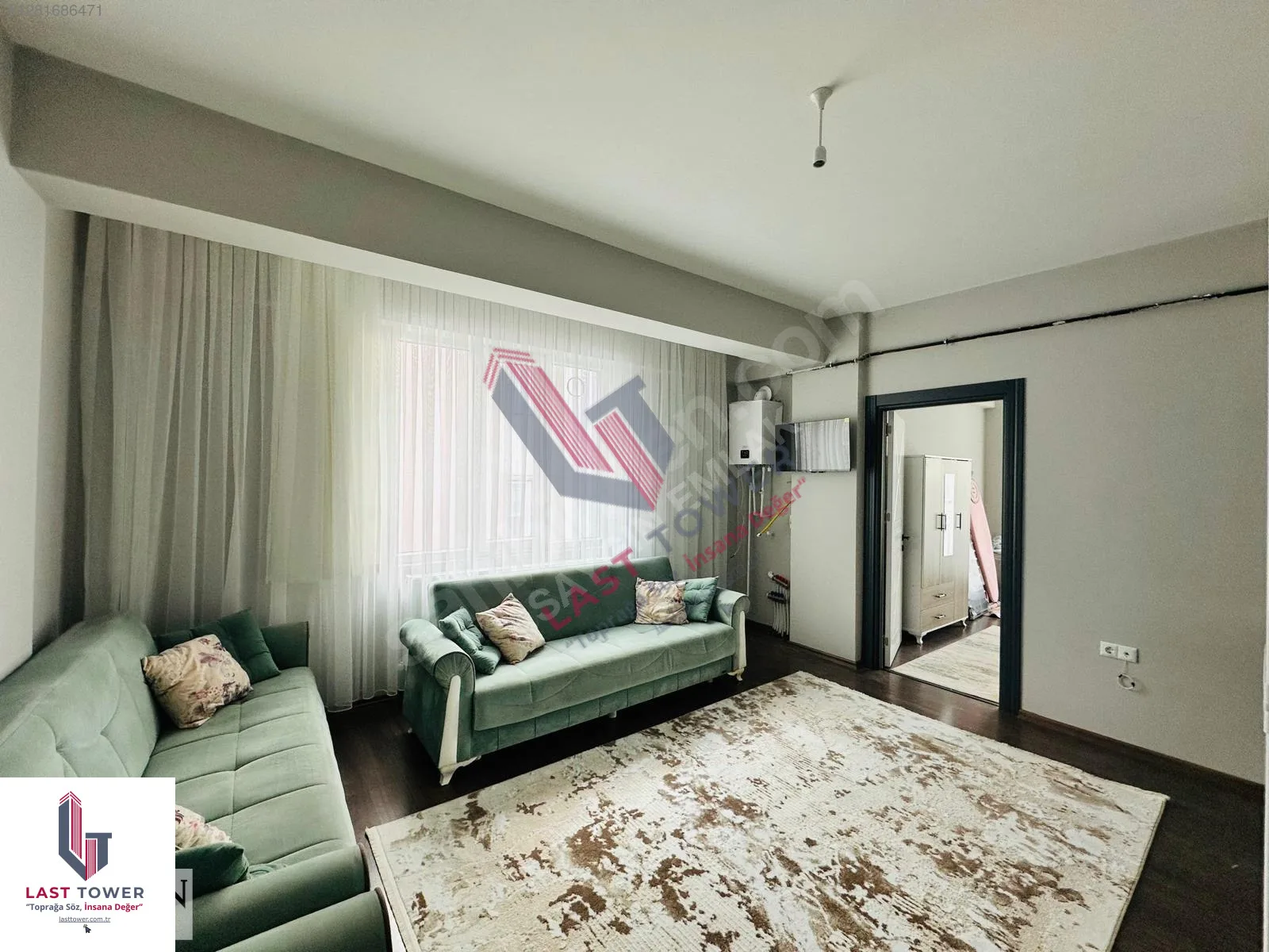 ERZURUM AZIZIYE SATILIK 1+1 DAİRE 40M² SALTUKLU 2/2 KAT SIFIR - Fotoğraf 5