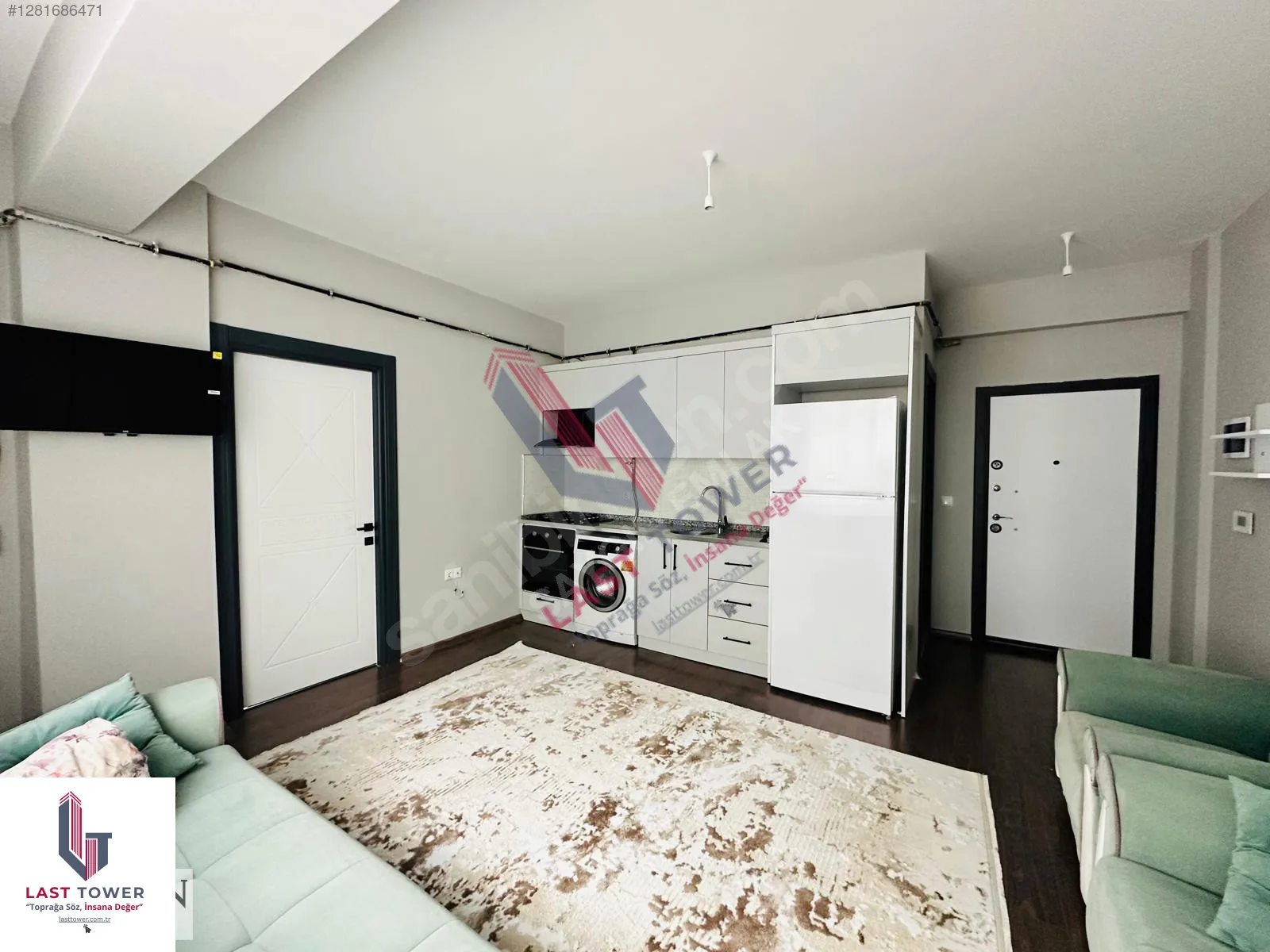 ERZURUM AZIZIYE SATILIK 1+1 DAİRE 40M² SALTUKLU 2/2 KAT SIFIR - Fotoğraf 6