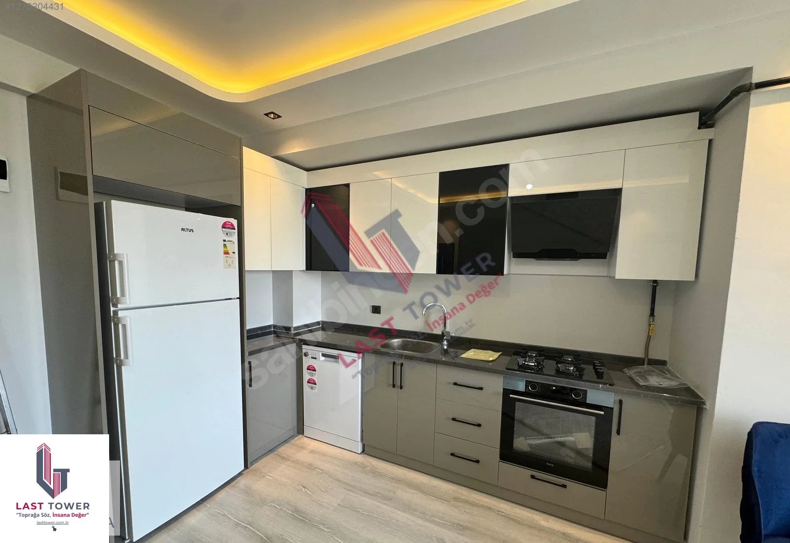 ERZURUM AZIZIYE SATILIK 1+1 DAİRE 45M² SALTUKLU 2/3 KAT YENİ - Fotoğraf 2