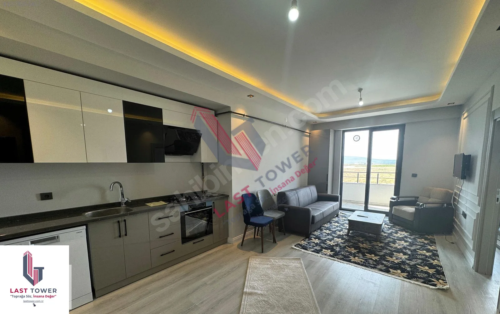 ERZURUM AZIZIYE SATILIK 1+1 DAİRE 45M² SALTUKLU 2/3 KAT YENİ - Fotoğraf 7