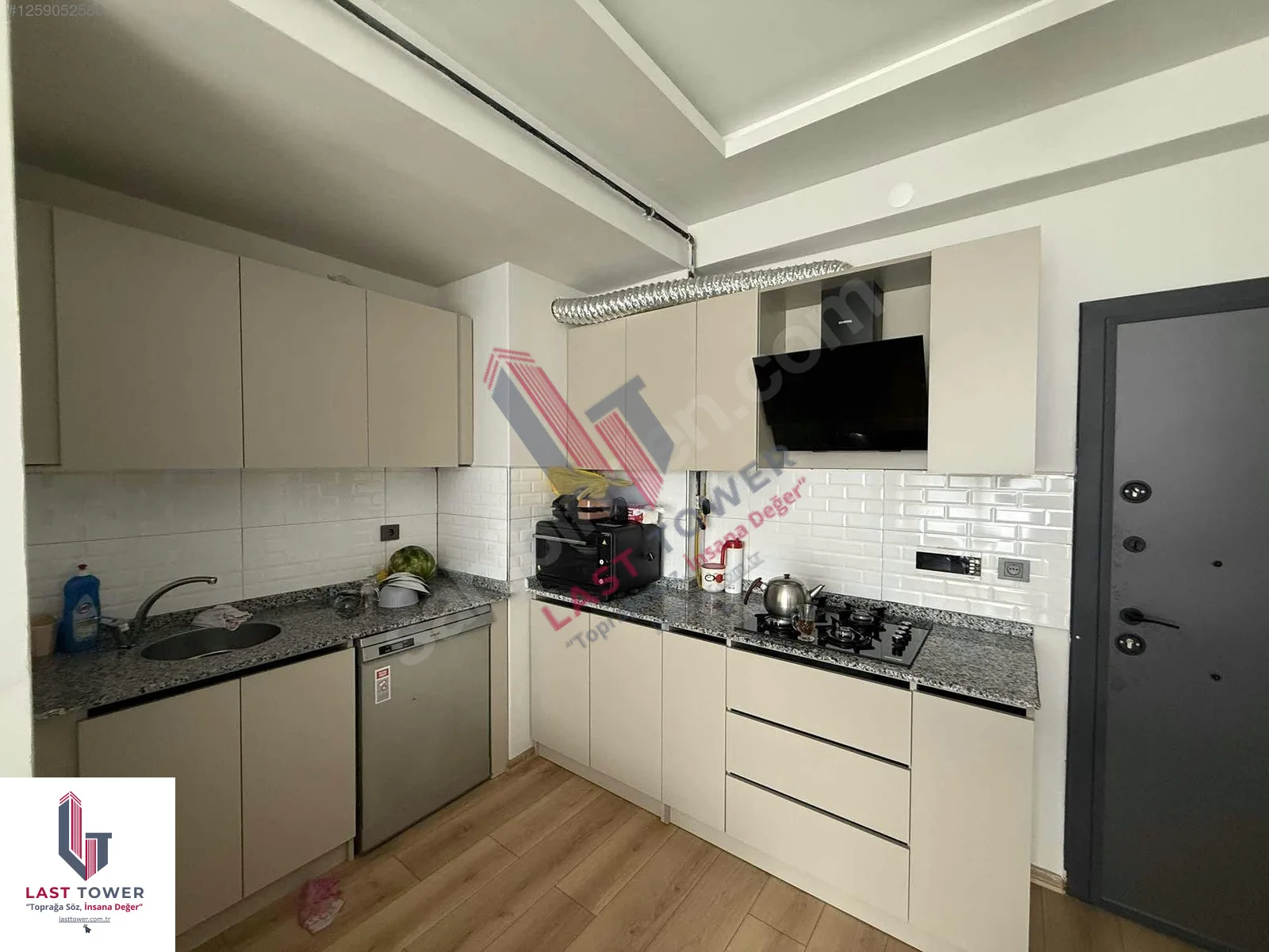 ERZURUM AZIZIYE SATILIK 1+1 DAİRE 40M² YARIMCA MH. 1/3 KAT SIFIR - Fotoğraf 4