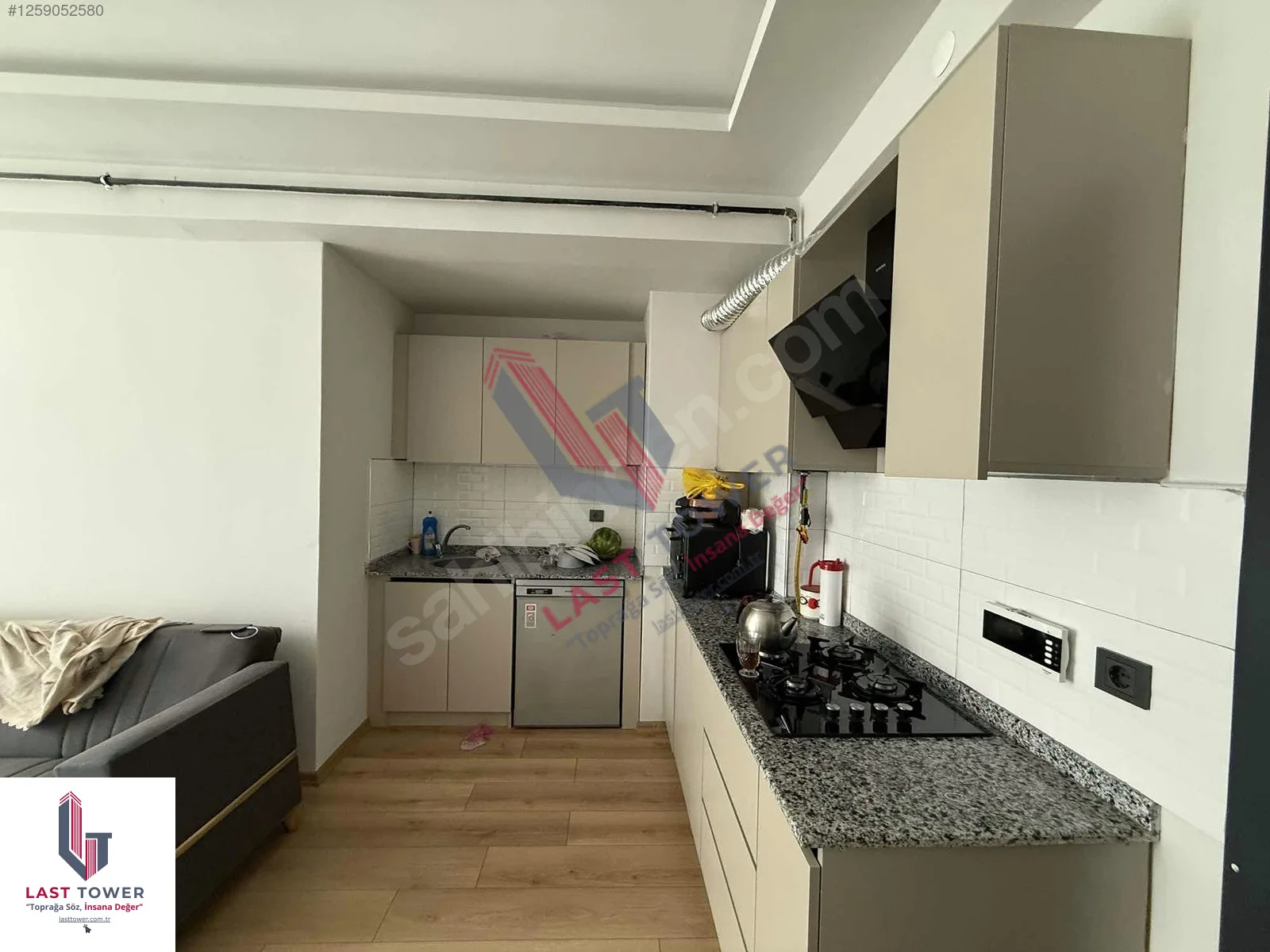 ERZURUM AZIZIYE SATILIK 1+1 DAİRE 40M² YARIMCA MH. 1/3 KAT SIFIR - Fotoğraf 5