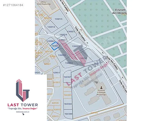 ERZURUM KAT KARŞILIĞI ARSA | PALANDÖKEN 1162M² - Fotoğraf 2