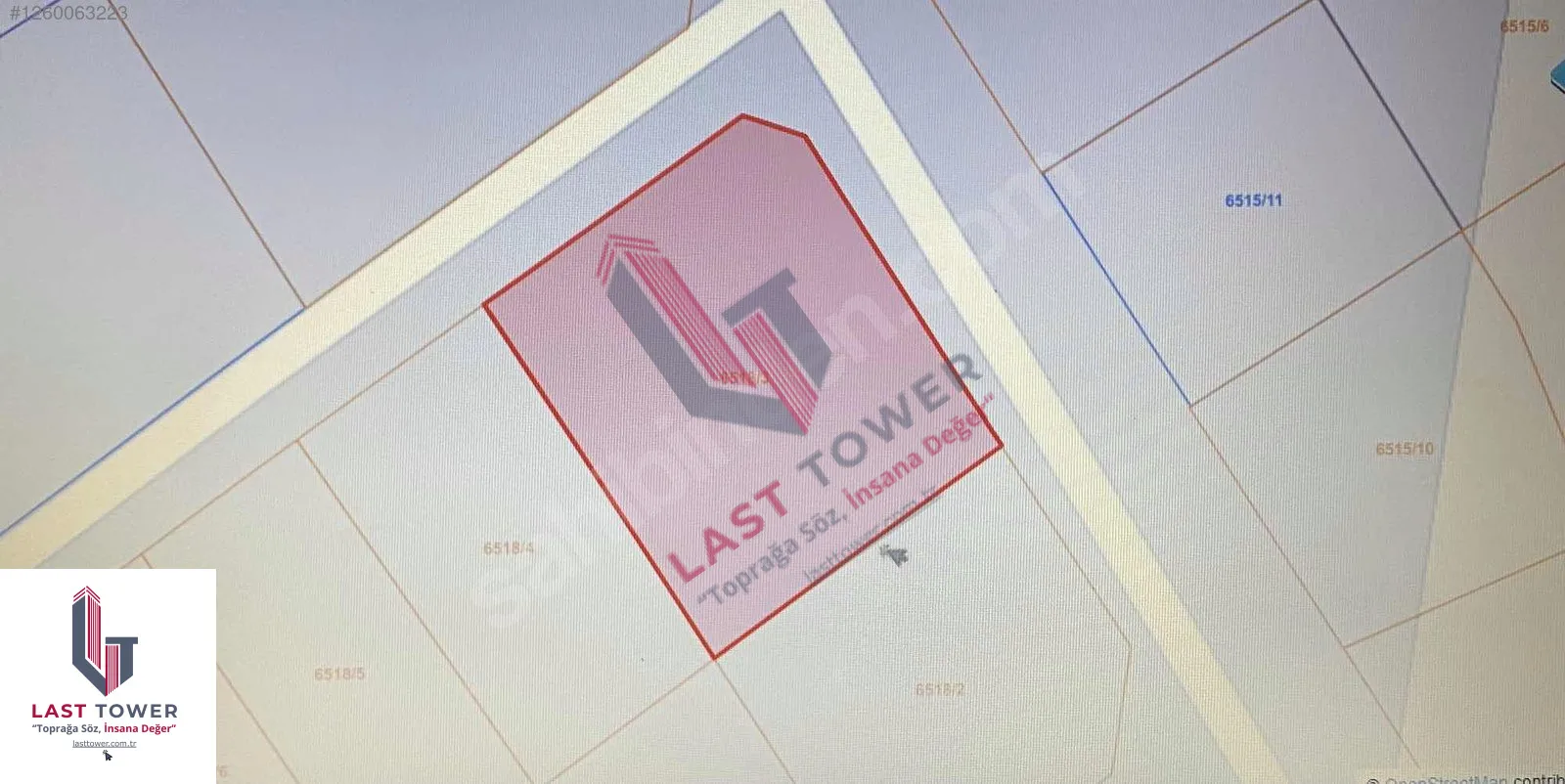 ERZURUM PALANDÖKEN SATILIK ARSA 1057M² VILLA İMARLI - Erzurum / Palandöken / Yunusemre Mah. Arsa