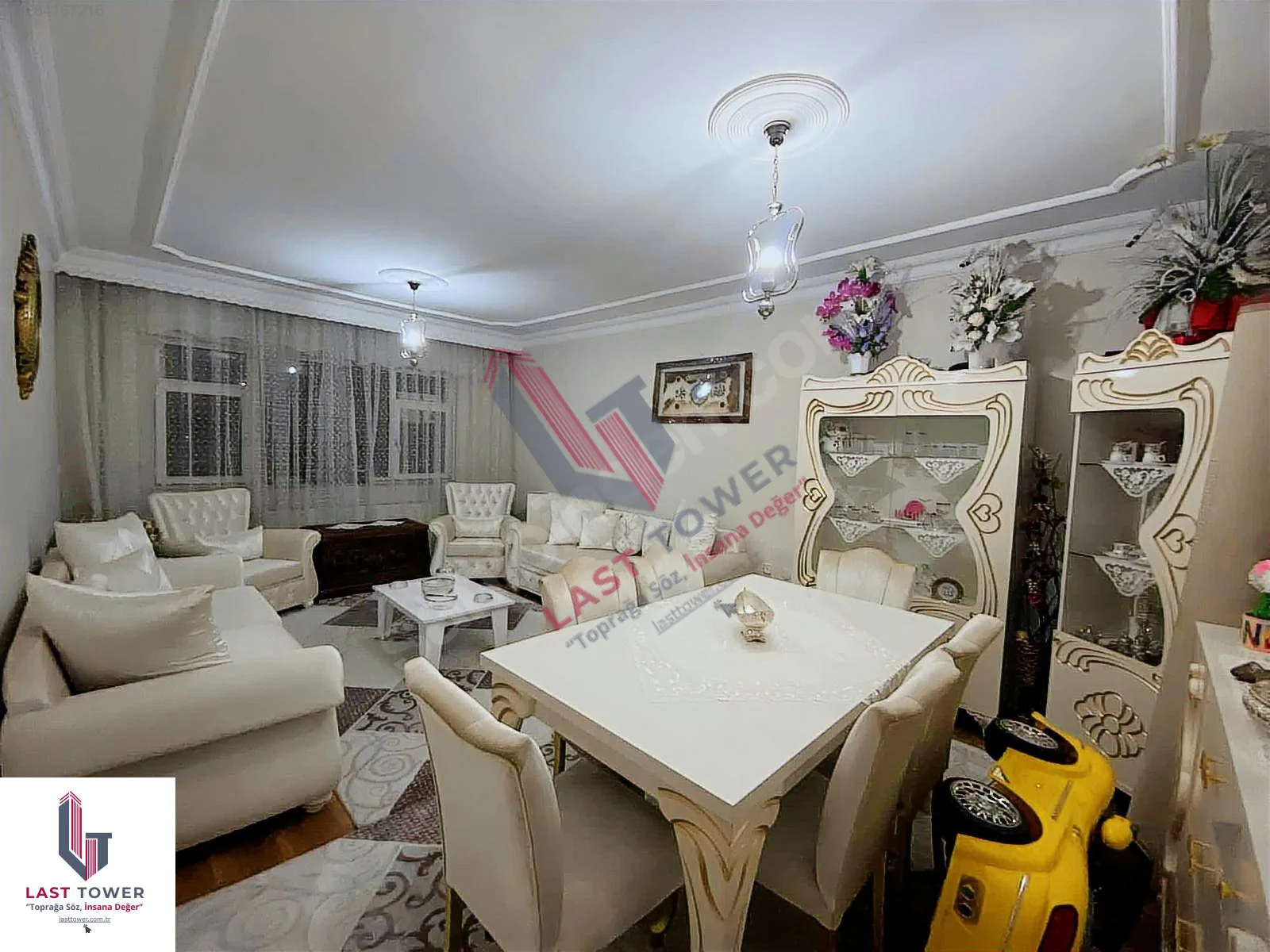 ERZURUM SATILIK MERKEZİ ISITMALI 3+1 DAİRE 143M² PALANDÖKEN - Erzurum / Palandöken / Yunusemre Mah. Daire