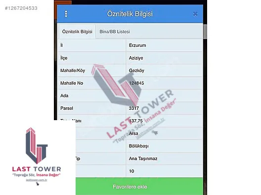 ERZURUM SATILIK ARSA | AZIZIYE 138M² - Fotoğraf 30