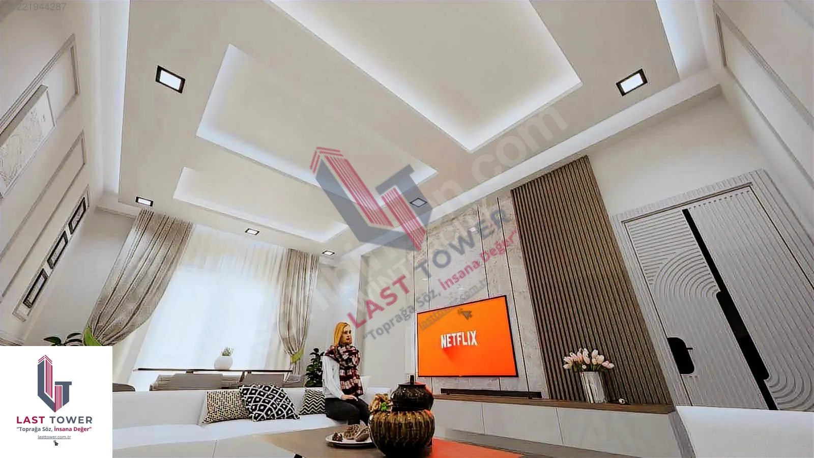 ERZURUM SATILIK 3+1 DAİRE | PALANDÖKEN 110M² SIFIR - Fotoğraf 5