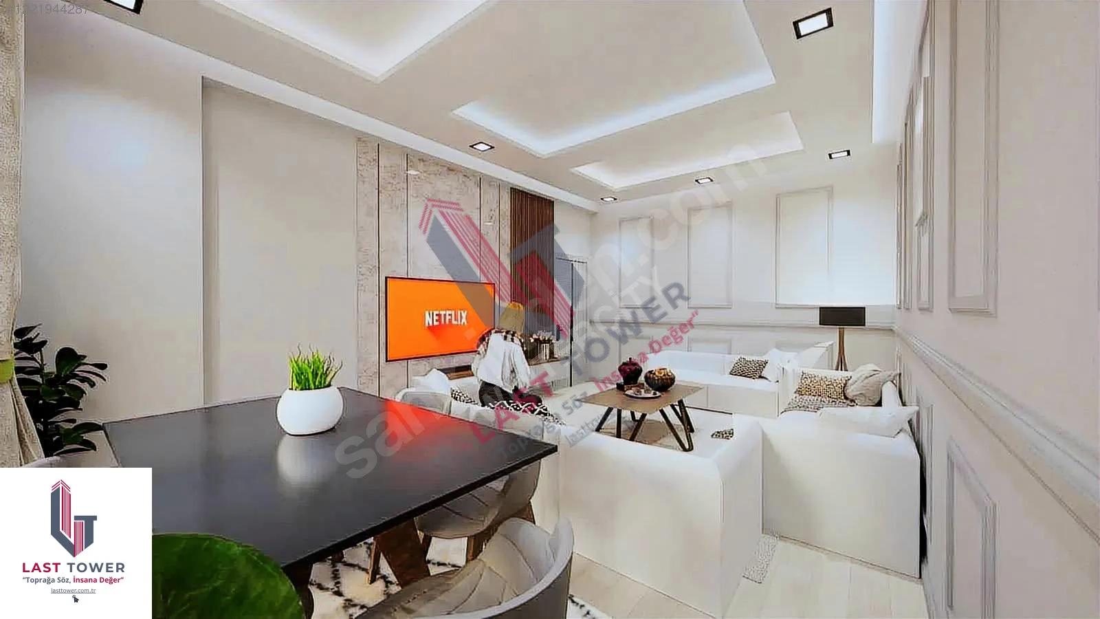 ERZURUM SATILIK 3+1 DAİRE | PALANDÖKEN 110M² SIFIR - Fotoğraf 9