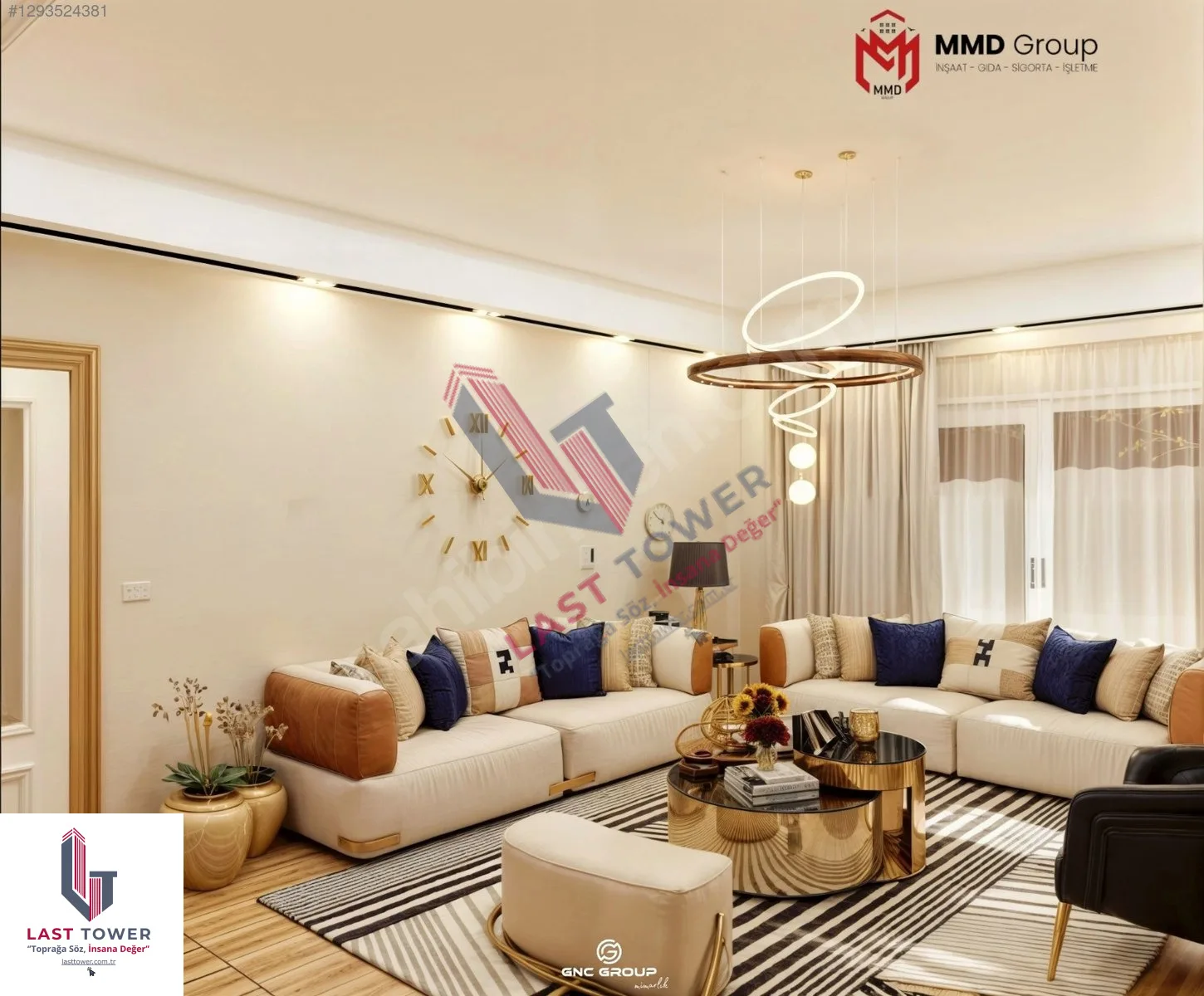 ERZURUM SATILIK 2+1 DAİRE | PALANDÖKEN 90M² SIFIR - Fotoğraf 3