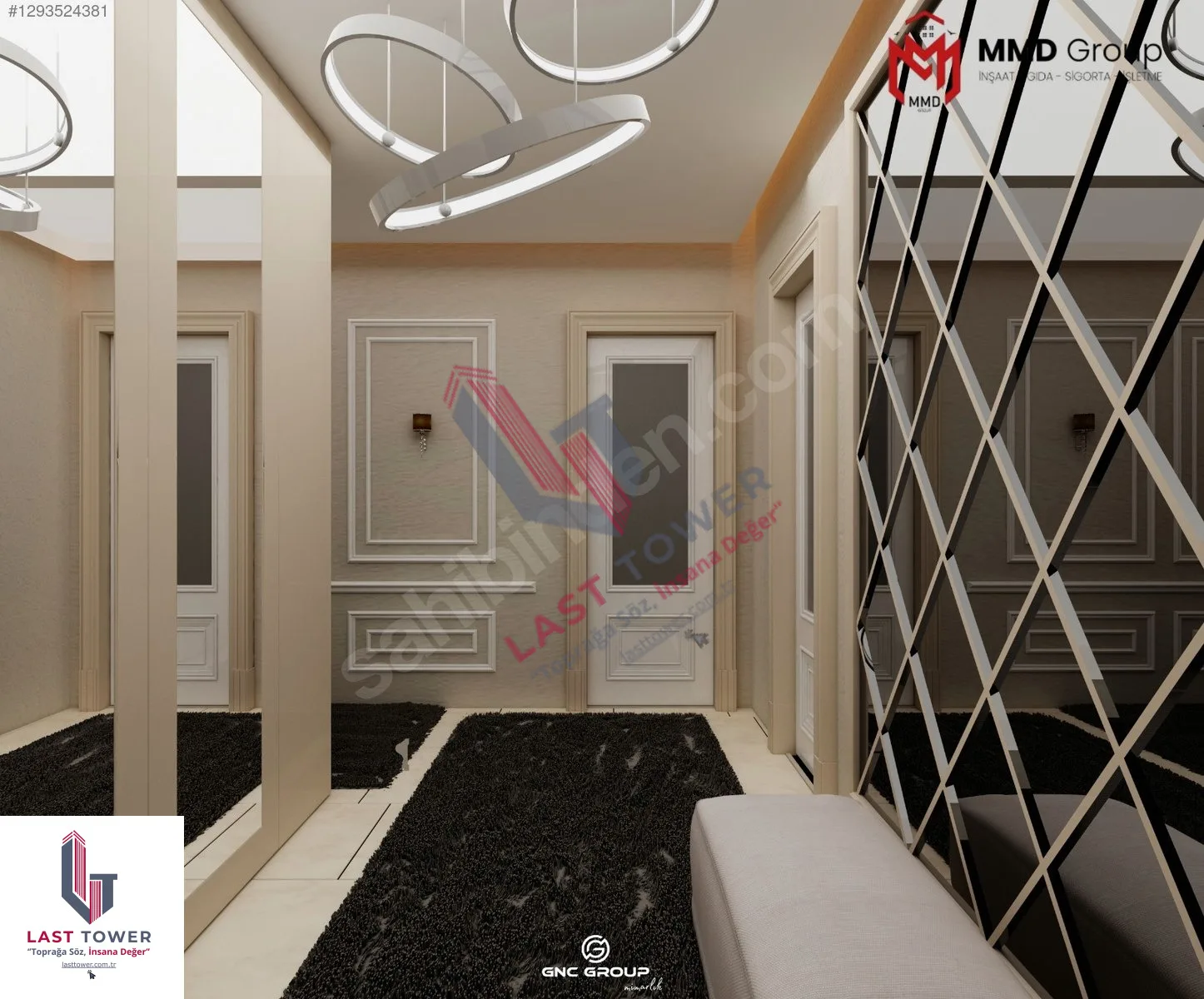 ERZURUM SATILIK 2+1 DAİRE | PALANDÖKEN 90M² SIFIR - Fotoğraf 5