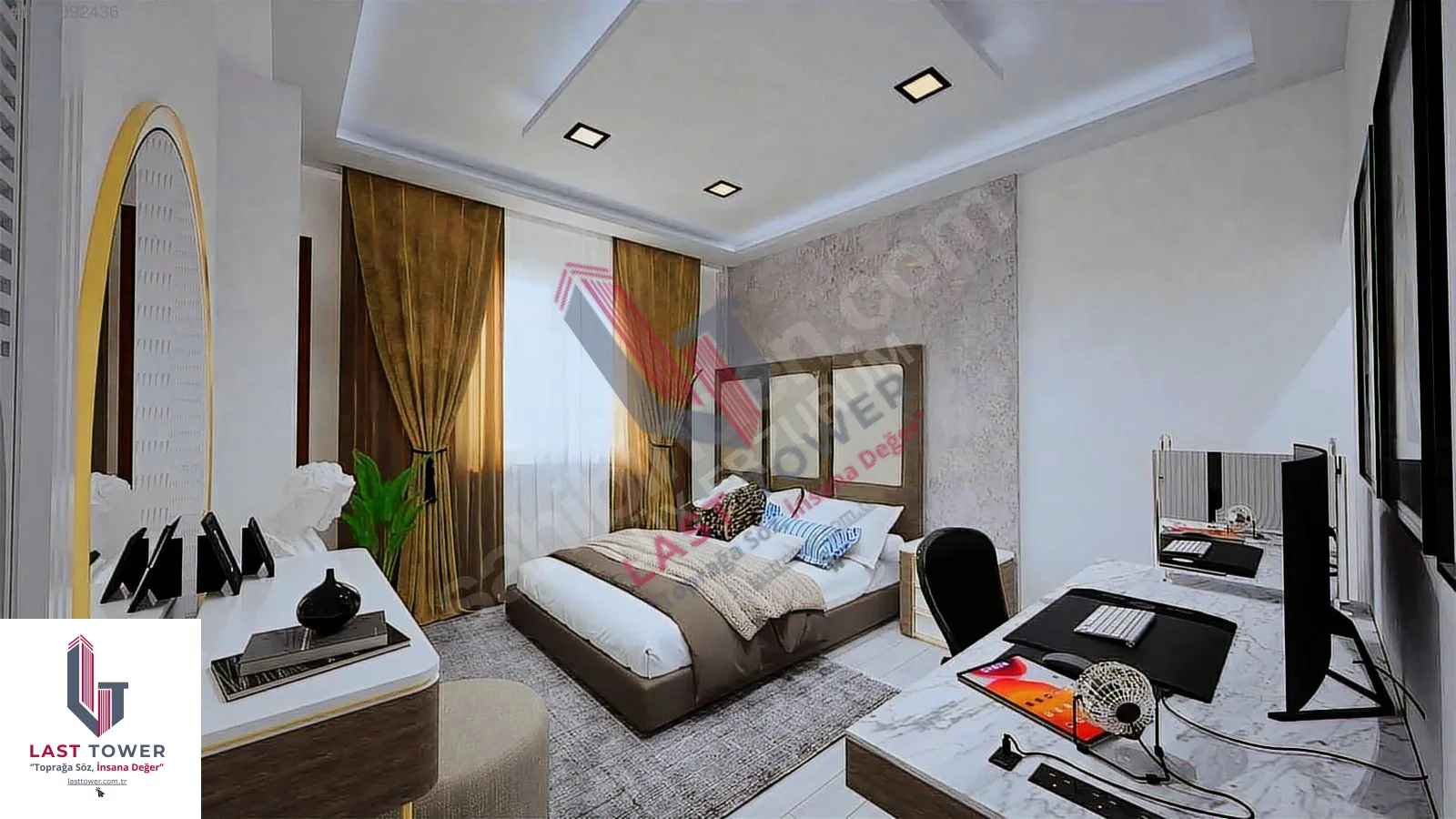 ERZURUM PALANDÖKEN SATILIK 3+1 DAİRE ★ 115M² SIFIR - Fotoğraf 23