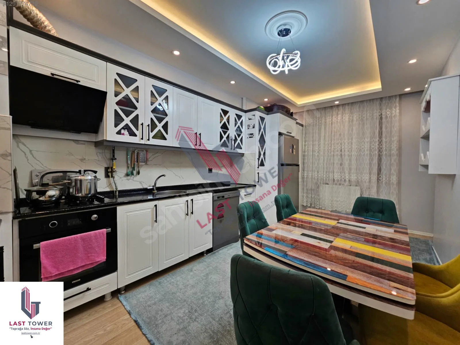 ERZURUM SATILIK 3+1 DAİRE ARA/6 KAT 170M² YAKUTIYE - Fotoğraf 2