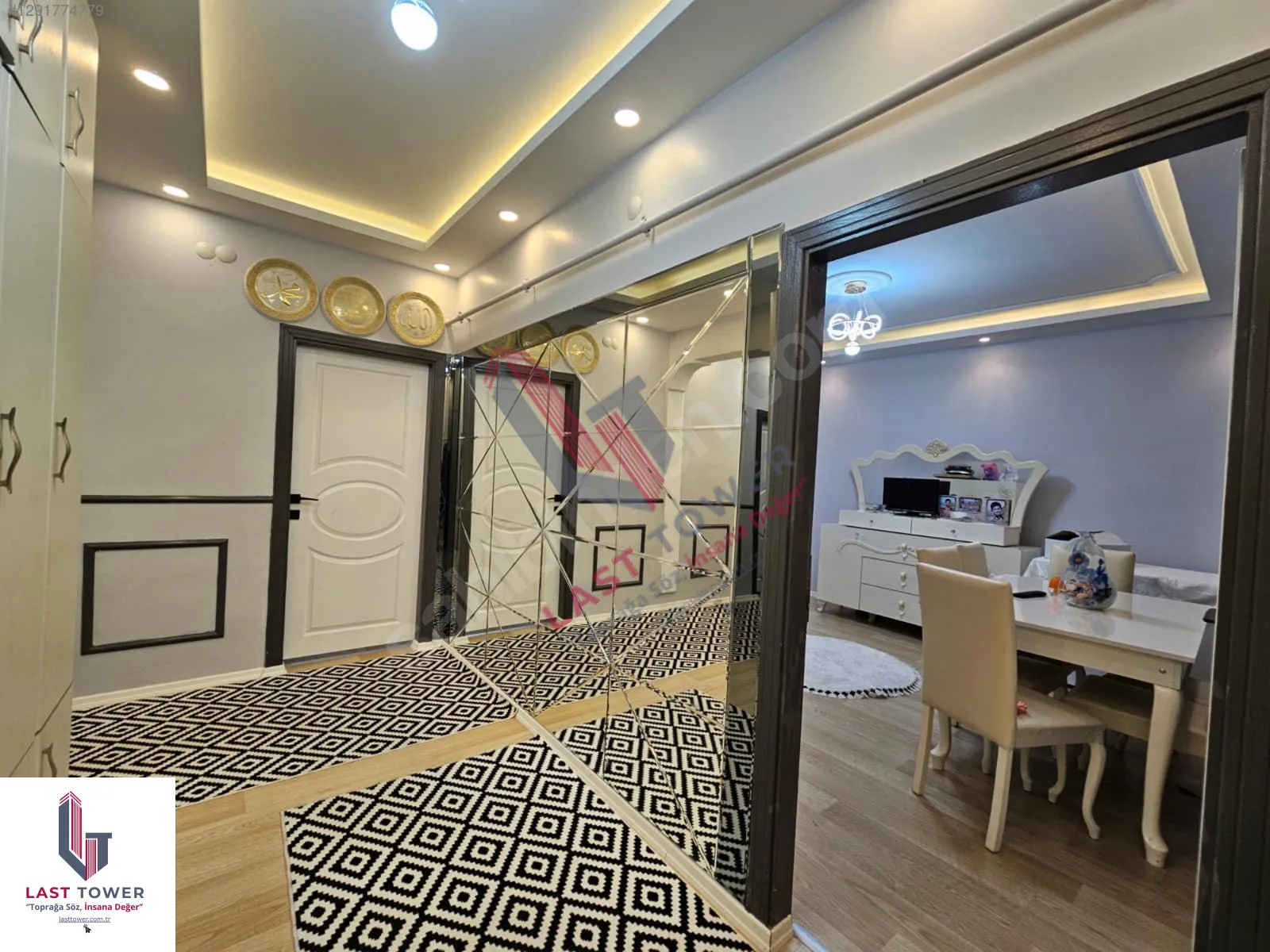 ERZURUM SATILIK 3+1 DAİRE ARA/6 KAT 170M² YAKUTIYE - Fotoğraf 5