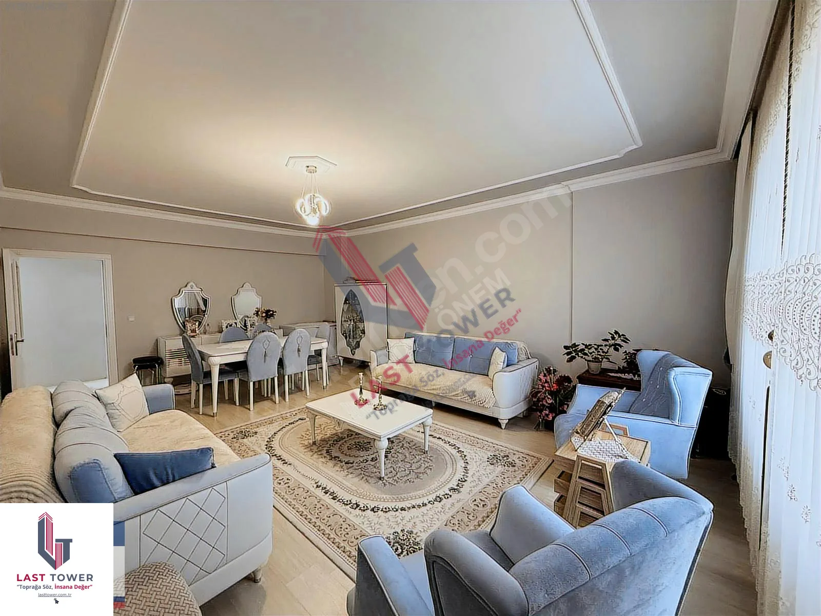 ERZURUM SATILIK 3+1 DAİRE ARA/6 KAT 160M² YAKUTIYE - Fotoğraf 2