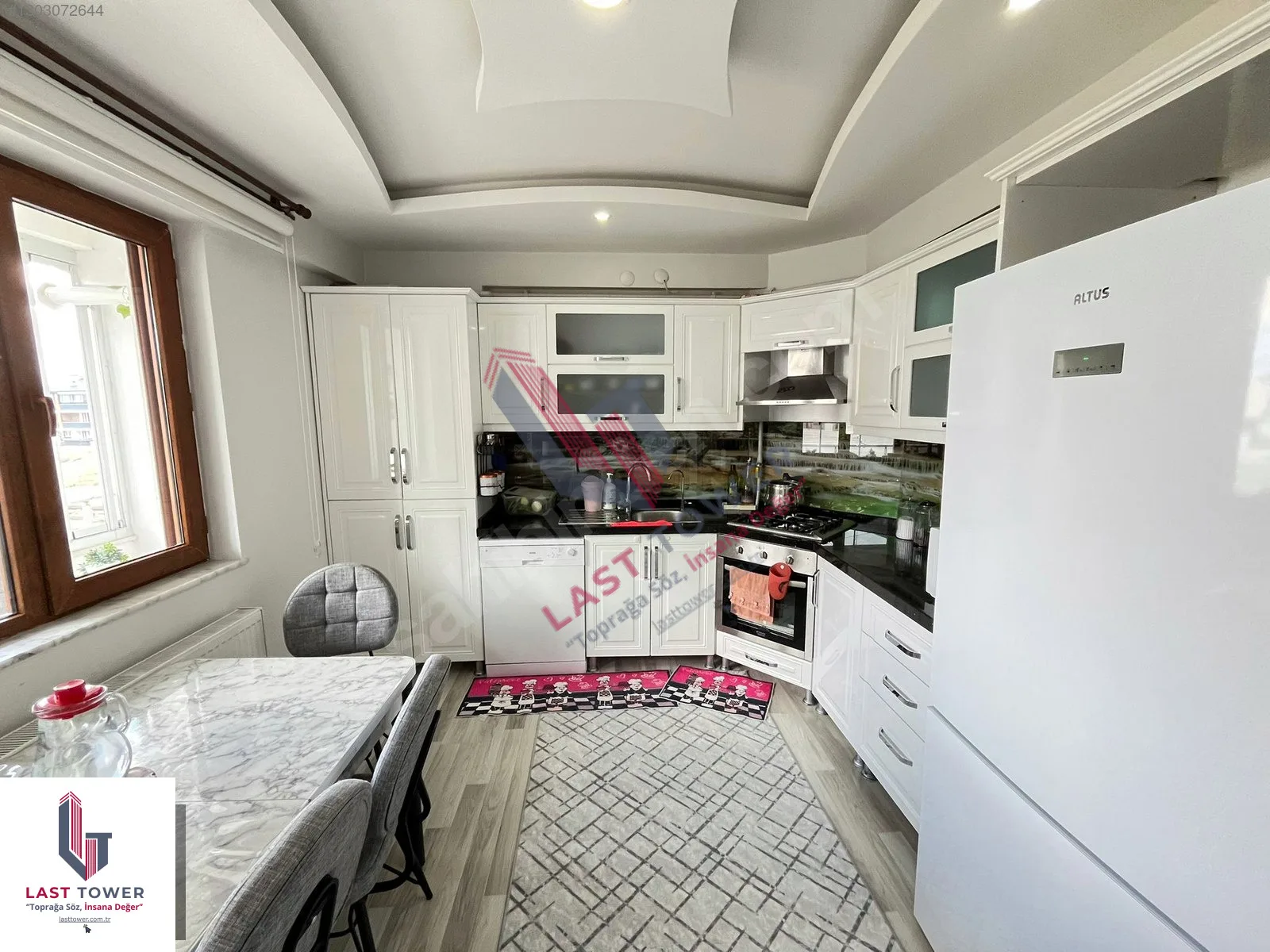 ERZURUM SATILIK 3+1 DAİRE ARA/3 KAT 135M² AZIZIYE - Fotoğraf 3