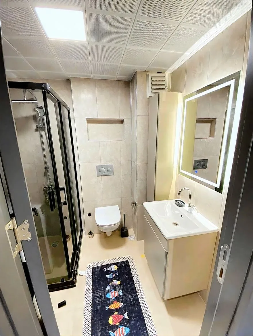 ERZURUM KİRALIK 1+1 DAİRE | AZIZIYE 45M² SIFIR - Fotoğraf 12