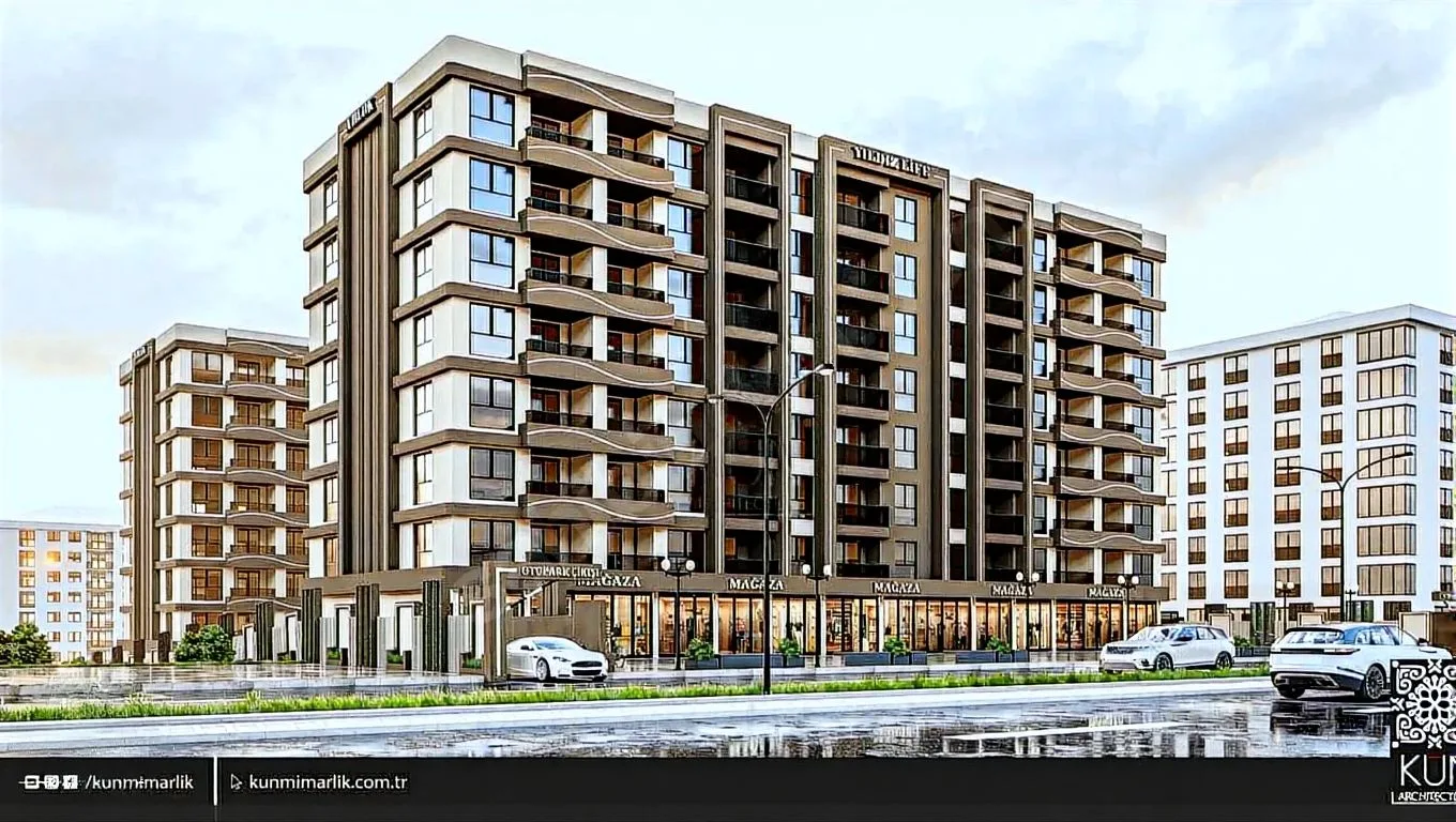 ERZURUM SATILIK SIFIR 1+1 DAİRE | 42M² PALANDÖKEN - Fotoğraf 19