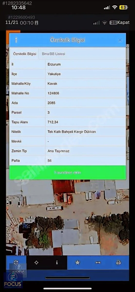 715M² SATILIK DEPO ERZURUM YAKUTIYE SANAYİ - 2
