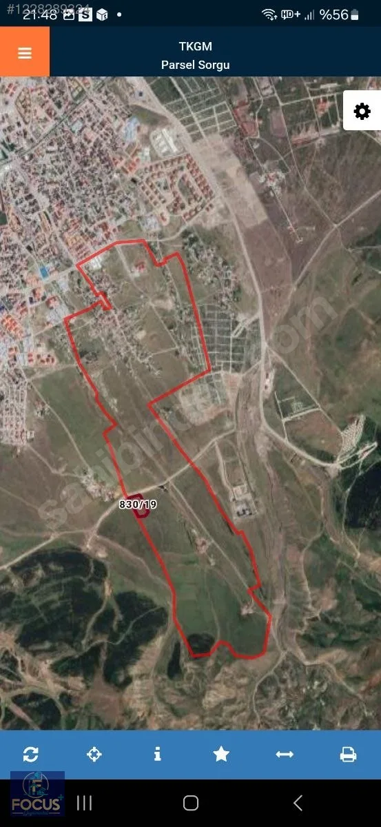 ERZURUM PALANDÖKEN SATILIK ARSA 13183M² TARLA İMARLI - 3