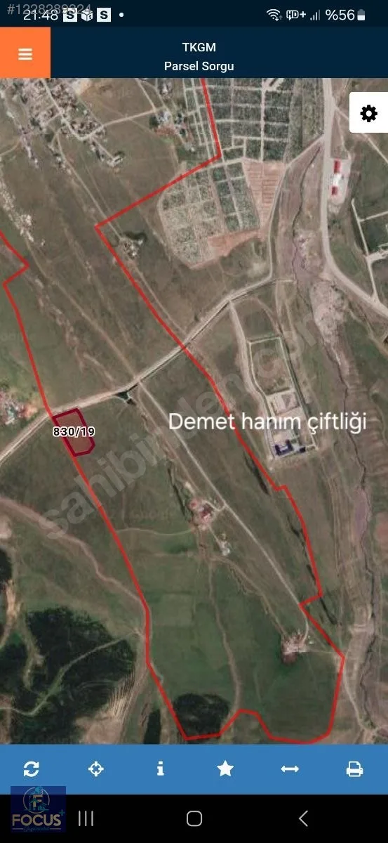 ERZURUM PALANDÖKEN SATILIK ARSA 13183M² TARLA İMARLI - 4