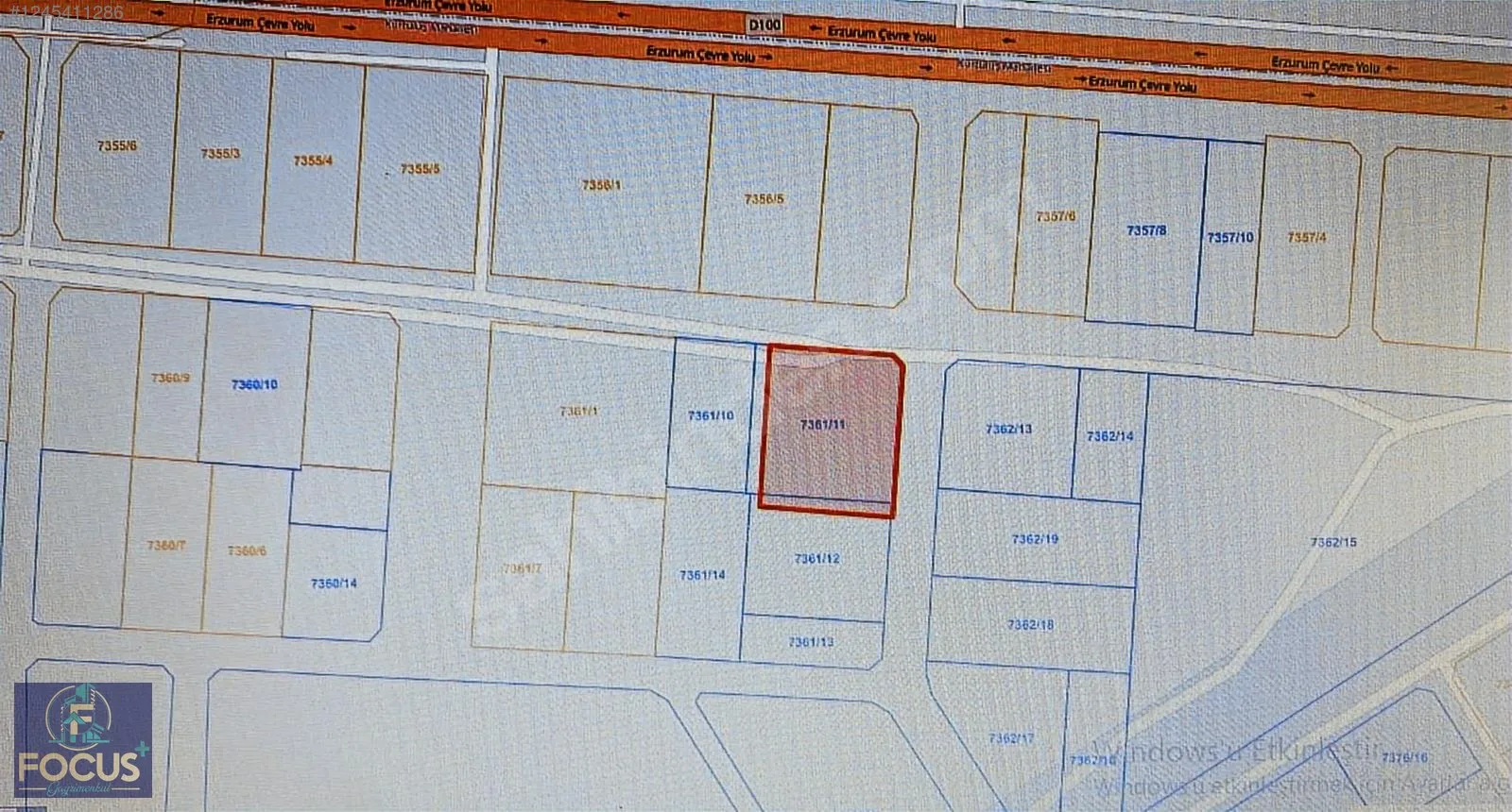 4082M² SATILIK ARSA ERZURUM YAKUTIYE - 4