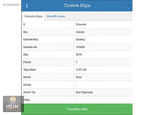 ERZURUM AZIZIYE SATILIK ARSA 2000M² TICARI İMARLI - 3