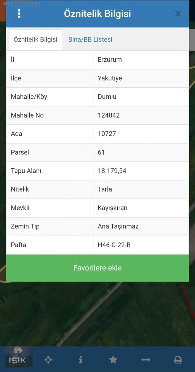 SATILIK ARSA ERZURUM/YAKUTIYE ★ 9089M² TARLA İMARLI - 3