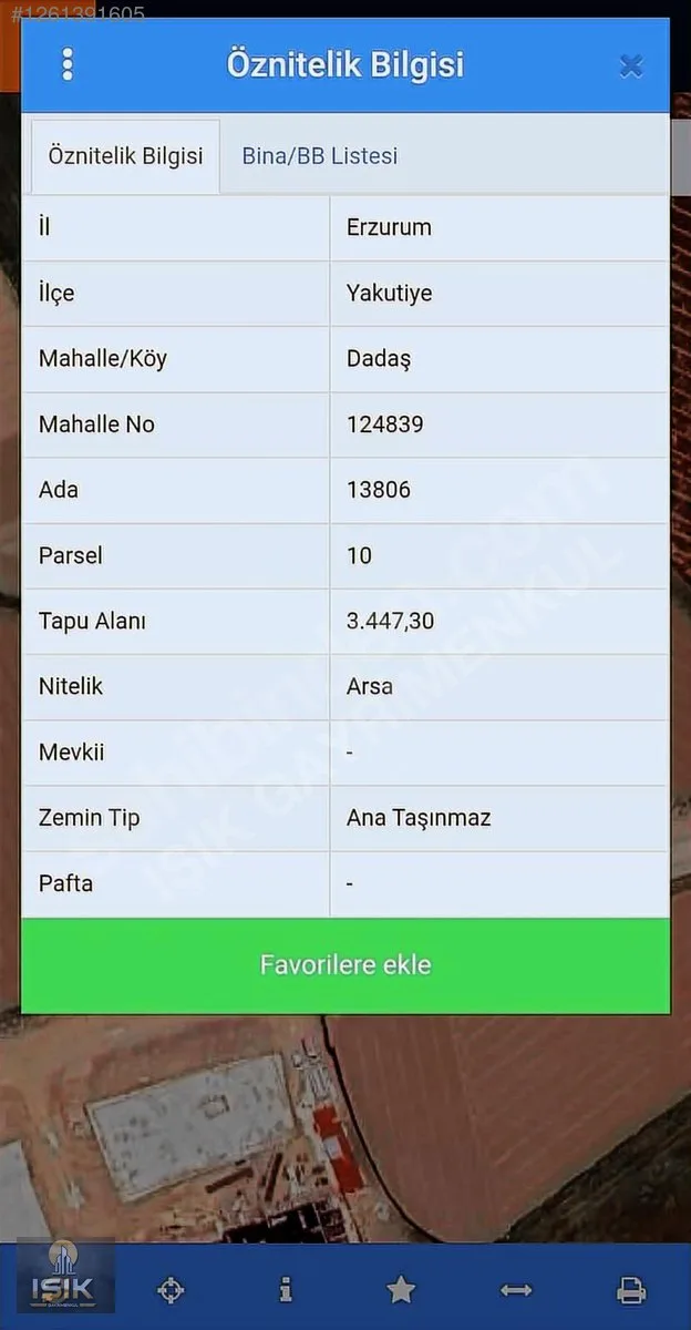 437M² SATILIK ARSA ERZURUM YAKUTIYE - 2