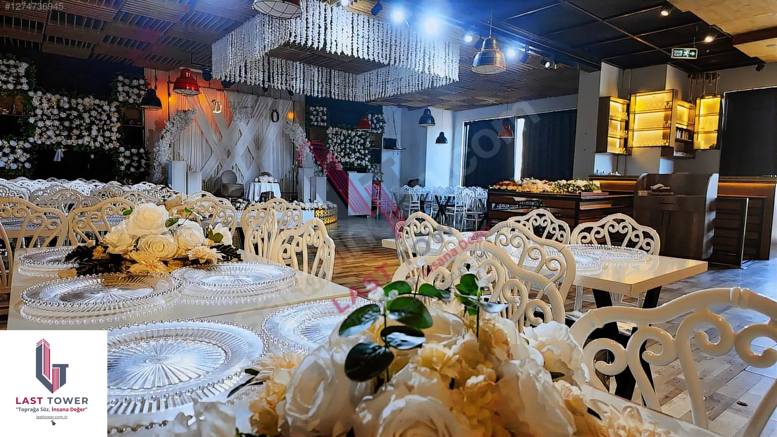 ERZURUM DEVREN SATILIK ORGANİZASYON SALONU | 400 m² 260 KİŞİLİK - Fotoğraf 2